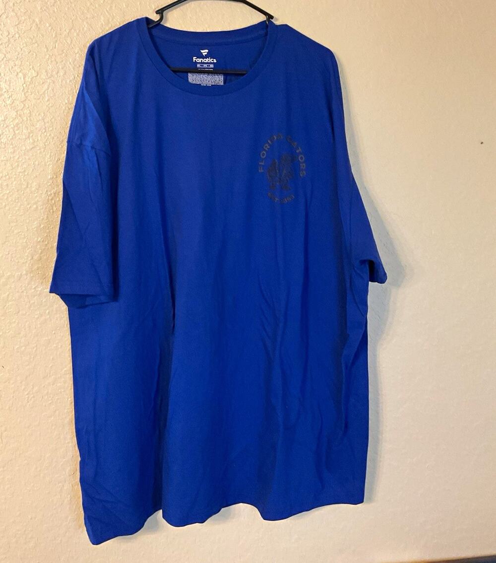 Fanatics Florida Gators University of Florida Blue Shirt T-Shirt, Size 4XL